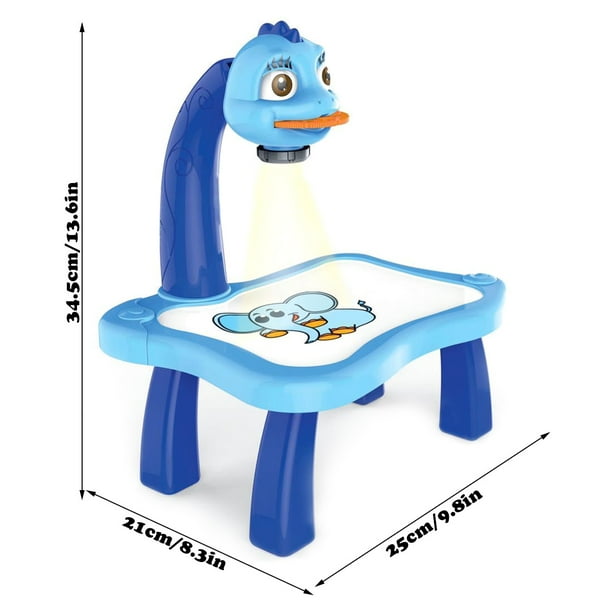 Mesa de proyector de dibujo para niños Trace Draw Proyector de juguete con  música ligera Proyector inteligente para niños Sketcher Máquina de pintura  de escritorio Muyoka Juguetes | Bodega Aurrera en línea