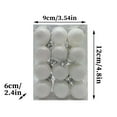 thumbnail image 3 of Generic 24Pcs Christmas Balls Ornaments for Xmas Christmas Tree - Style Shatterproof Christmas Tree Decorations Hanging Ball for Holiday Wedding Party Decoration, 3 of 3