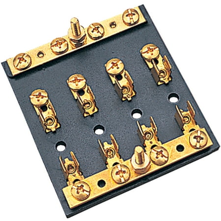 Sea Dog Bakelite Fuse/Terminal Block, 4 Terminals