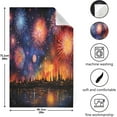thumbnail image 3 of Dreamtimes City Fireworks Kitchen Towels 18x28inch Ultra Soft Absorbent Quick Drying Kitchen Dish Towels Washable Cleaning Cloths Hand Towels Tea and Bar Towels, 4 Pack, 3 of 7