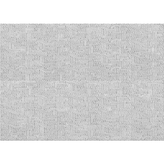 Ahgly Company Machine Washable Indoor Rectangle Transitional Platinum Gray Area Rugs, 5' x 8'