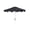 Black, variant on Safavieh Zimmerman 9' Market Crank UV Resistant Umbrella, Yellow/White