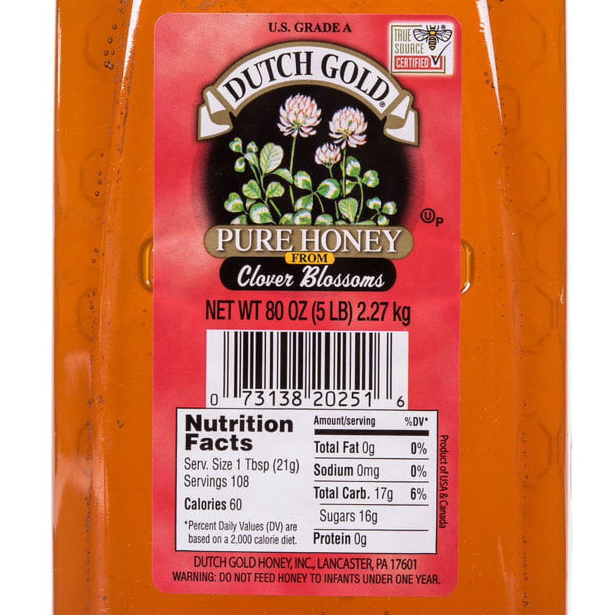 (Price/Case)Dutch Gold Clover Honey 6/5lb, 268065