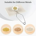 thumbnail image 5 of Kit de Crucible 5 Pcs, Petit Bol Fondant avec Planche à Souder en Nid d'Abeille et Poignée à Pince 2A, Résistant à la Chaleur, Plats en Quartz pour Fondre Or, Argent, Cuivre, 5 of 5