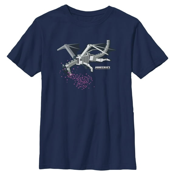 Boys Minecraft Ender Dragon Flying Decorations T Shirt