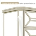 thumbnail image 5 of Elegant Mirrored 2-Drawer Side Table with Golden Lines for Living Room, Hallway, Entryway 16AAN, 5 of 9