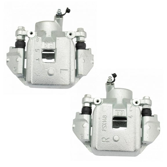TRQ New Rear Brake Caliper Assembly w/ Bracket & Hardware Pair for Toyota Lexus CLA37505 Fits select: 1998-2007 TOYOTA LAND CRUISER, 1998-2007 LEXUS LX