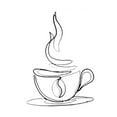 thumbnail image 3 of Taza de café arte de pared de metal decoración de pared de regalo coleccionable, adorno colgante para la sala de estar de dormitorio interior, 3 of 7