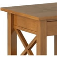 thumbnail image 4 of Simpli Home Kitchener Table d'Appoint Carrée en Bois Massif, Brun Doré Pâle, 4 of 10