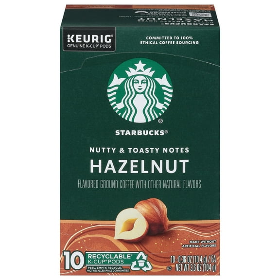 Starbucks Keurig Hot Hazelnut K-Cup Pods - 10 CT