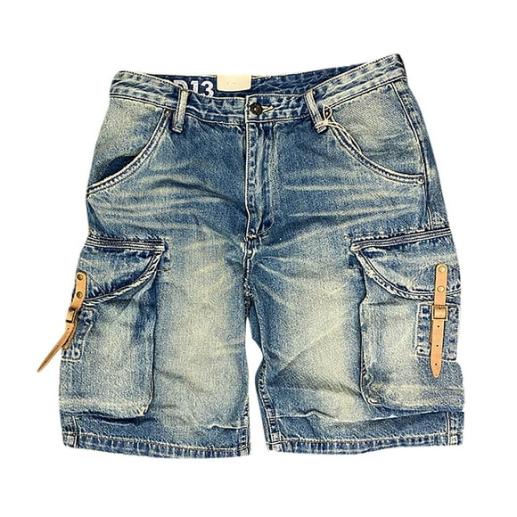 JHLZHS Cargo Work Pants Men's Shorts Casual Denim Shorts with Pockets Plus Size Cargo Work Pants for Men Stretch Big and Tall Men Cargo Pants with Pockets Baggy