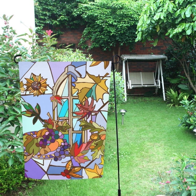 Bandera de jardín ABPHQTO Día de Acción de Gracias 30x45 cm Decoración de Otoño