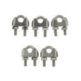 thumbnail image 2 of Clips para cables de acero Pernos en U Abrazaderas de clip de cable de acero 3 mm / 4 mm / 5 mm / 6 mm / 8 mm Sunnimix Abrazaderas de clip de cable, 2 of 8