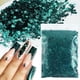 thumbnail image 2 of Lentejuelas hexagonales para uñas, accesorios de manicura, polvo grueso, purpurina, esmalte de Gel, color verde esmeralda, 50g, 2 of 4