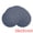 Blue, variant on Unique Bargains Round Placemats 6pcs Faux Leather Placemats Red 15"x15"