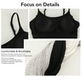 thumbnail image 6 of MISS MOLY Women Camisole Shelf Bra with Adjustable Strap Stretch Tank Top Basic Layering Cami Top for Daily Wearing, 6 of 7