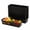 Black, variant on YEMNPIOS Black 3 Pack Slim Plastic Storage Baskets, 10.25 x 3.25 x 2.5 Inch Narrow Stackable Drawer Organizer Trays for Desk, Cabinet, Garage