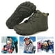 thumbnail image 1 of Botas Tobillo Minimalista Nieve Invierno para Escalar Senderismo (Oscuro 31) Verde, 1 of 9