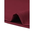 thumbnail image 5 of INSPIRE CHIC Women's Pencil Skirt High Waist Split Hem Invisible Zipper Work Skirt L Burgundy, 5 of 6