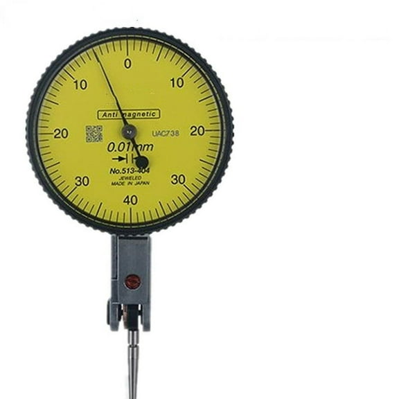 Dial Indicator 513-404 Analog Lever Dial Gauge Accuracy 0.01 Range 0-0.8mm Diameter Measuring Hand Tools Dial Gauge ,Very Versatile