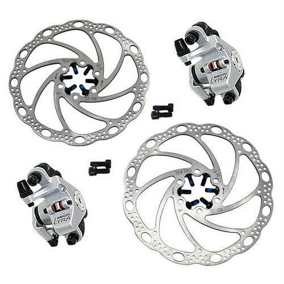 TEKTRO LYRA MD-C500 Cyclocross CX Road Mechancial Disc Brake Set (F R) , Silver #MH1874