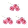 thumbnail image 3 of Flores Artificiales Wosthever 50 Piezas Rosa Oscuro Espuma, 3 of 6