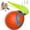 orange, variant on Interactive Cat Toy, Automatic Rolling Ball with Feather Tail, 2 Modes & Adjustable Speeds, Obstacle Avoidance, USB Rechargeable, ABS & Silicone