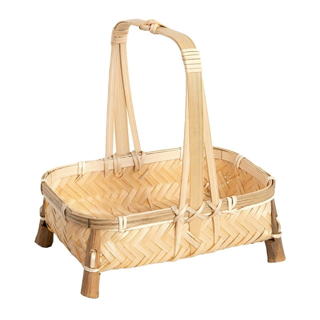 Cesta para servir verduras Cesta de pan versátil para restaurante Pan Fruta Color madera