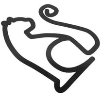 3 PCS Cat Metal Wall Art Chihuahua Living Room Hanging Adornment