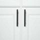 thumbnail image 2 of 10 Uds. Manija de barra en T para puerta de armario de cocina de acero inoxidable negro de 160mm, 2 of 5