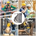 thumbnail image 4 of vlrwzc Hard Hat Neck Shade Sun Shield,Hard Hat Brim With Neck Shield Reflective Stripe Breathablehigh Visibility Hard Hat, 4 of 7