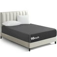 thumbnail image 6 of IR Imperial Rooms 2 Twin Fitted Bed Sheet Deep Pocket Extra Soft Brushed 1800 Series Grey Twin, 6 of 8
