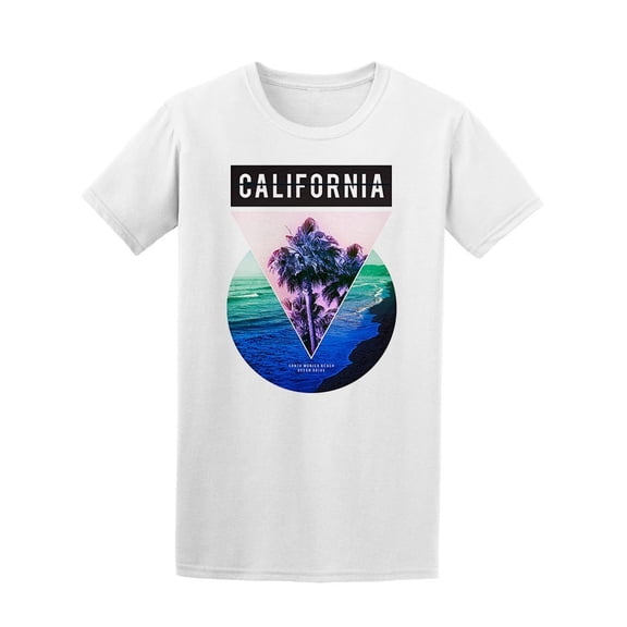California Triangle Palm Tree Tee Men's -Image by Shutterstock