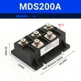 thumbnail image 1 of 1Pcs MDS20A-300A/500A/800A/1000A/1200A 1600V Three Phase Rectifier Bridge Stack, 1 of 6