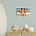 thumbnail image 3 of Stupell Industries Surfboard Kids Friends Sports Painting Unframed Art Print Wall Art, 19 x 13, 3 of 8