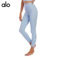 thumbnail image 1 of Pantalones de Yoga de Yoga de tipo Alo para mujer con cordón de cintura alta, pantalones de ejercicio de entrenamiento para adelgazar, sueltos, sueltos, casuales y rectos, hasta la cintura, 1 of 1