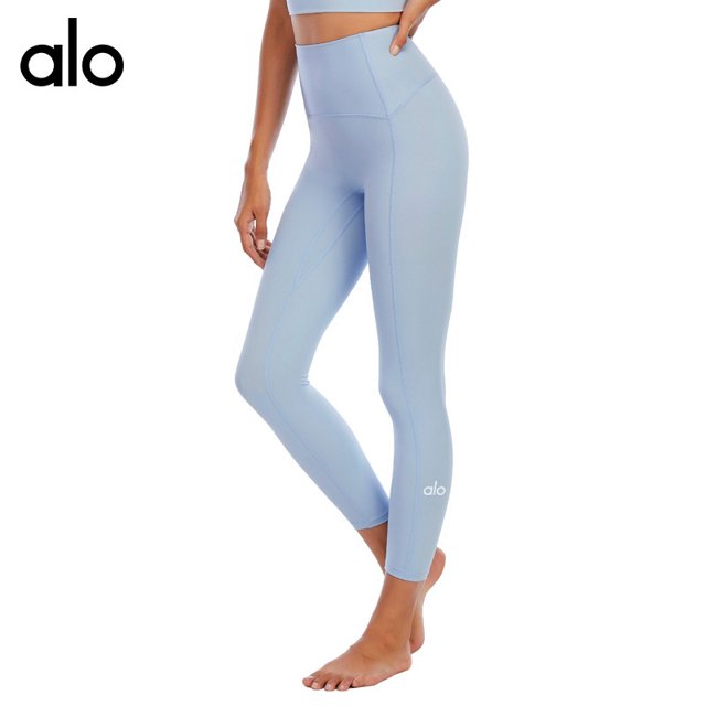 Pantalones de Yoga de Yoga de tipo Alo para mujer con cordón de cintura alta, pantalones de ejercicio de entrenamiento para adelgazar, sueltos, sueltos, casuales y rectos, hasta la cintura