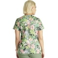 thumbnail image 5 of Cherokee Prints Scrubs Top For Women Mock Wrap Print CK688, 5 of 5