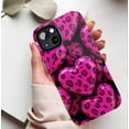 thumbnail image 5 of Leopard Print Heart iPhone Case, Bold Playful Style for Teens Trendsetters & Wild Charm Enthusiasts Compatible with iPhone 11/12/13/14/15/16 (Pro Max/Plus), 5 of 9
