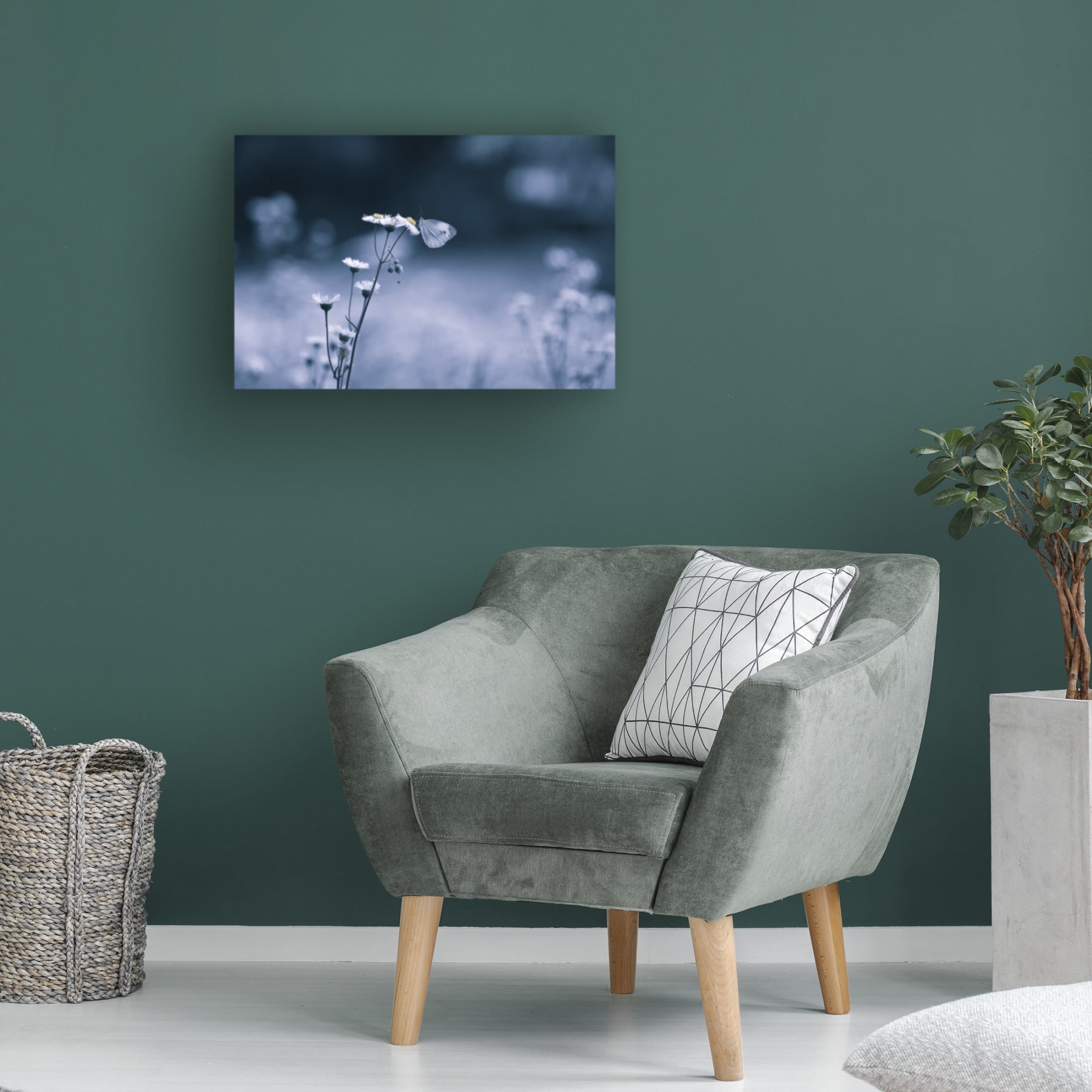 Trademark Fine Art Ivy Deng Small Butterfly Canvas Wall Art