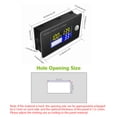 thumbnail image 3 of Display Screen, 60V Battery Capacity Voltage Indicator Meter Lithium Battery Capacity Monitor Multifunctional Battery Monitor Battery Electricity Meter Voltmeter and Thermometer, 3 of 6