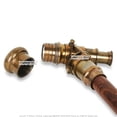 thumbnail image 3 of Handmade Sheesham Wood Walk Costume Cane Telescope Handle, 3 of 7