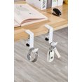 thumbnail image 6 of Clamp-On Under Desk Headphone Holder Backpack Hook Students' Desk Hook with Adjustable Arm Clamp Women's Bag Handbag and Purse Holder, 6 of 6