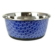 Angle View: WATERBATH BLUE BOWL MD 3.5CUPS