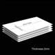 thumbnail image 2 of 5 láminas de espuma blanca de 3 mm, rectangulares de 11,8 x 7,8 cm, para pósteres y montaje., 2 of 8