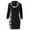 Gray-B, variant on Penkiiy Scarf Dress For Women Dress For Women Plaid Button Collar Drawstring Stitching Tops Tunic Casual Long Sleeve Pullover Shirts Blue Dress
