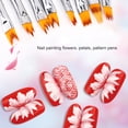thumbnail image 2 of Kit de 8 bolígrafos de gel Vhermosa para dibujar y pintar con UV herramientas profesionales decoración de uñas diseño floral, 2 of 8