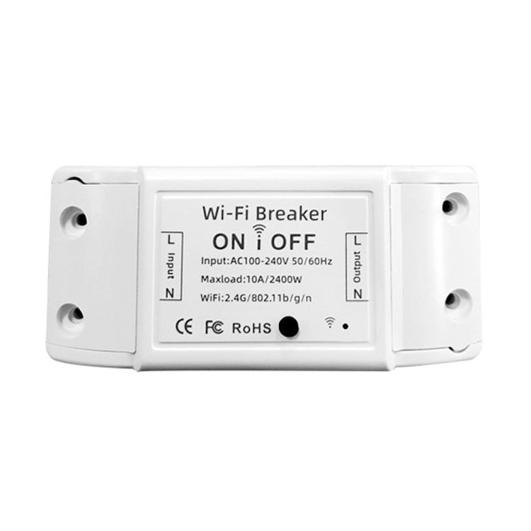 Smart WiFi Toggle Light Switch Wireless Remote Control Electrical Work with Alexa and for Google