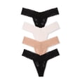 thumbnail image 1 of Tanga Victoria's Secret Lace para mujer XL (paquete de 4), 1 of 6