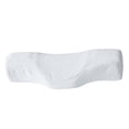 thumbnail image 2 of Almohada de cuello de espuma viscoelástica que masajea de cremallera ergonómico transpirable portátil Blanco Sunnimix almohada de cuello, 2 of 8